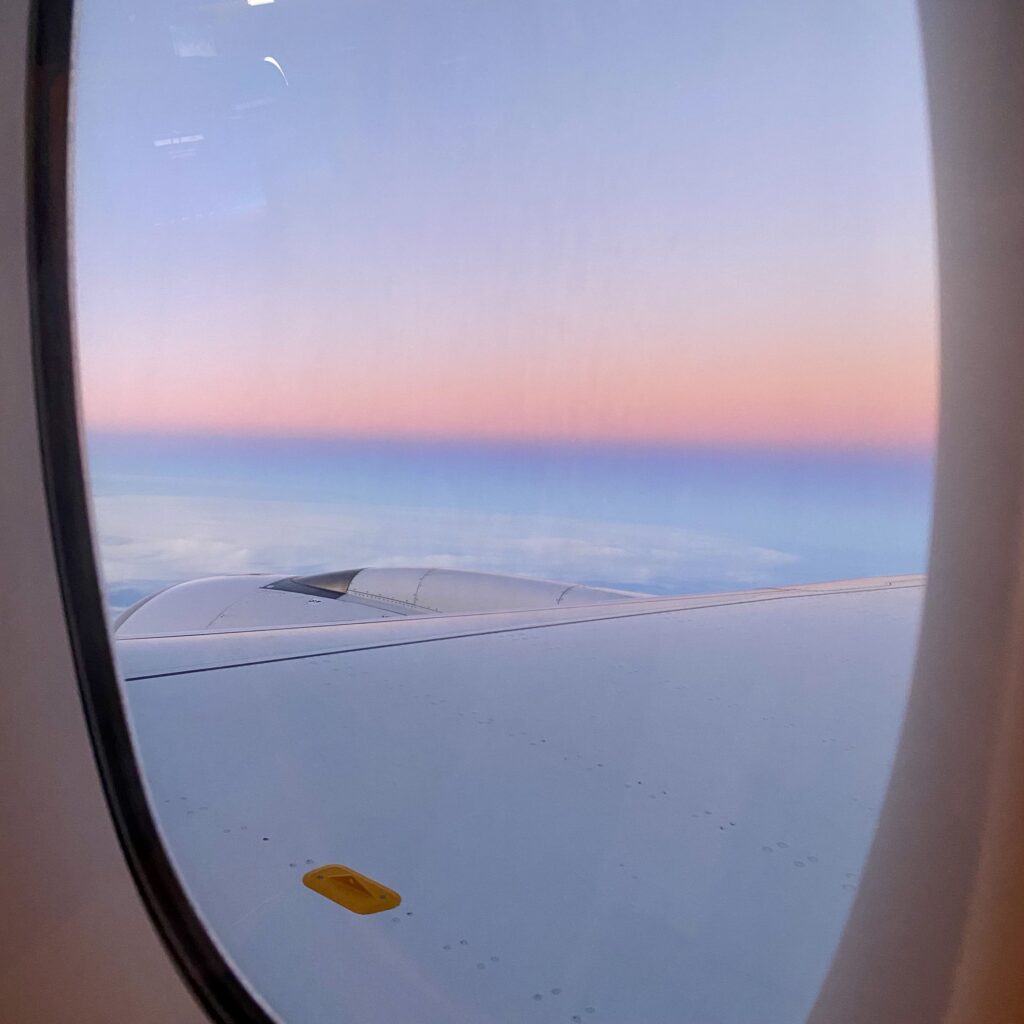 飛機雲彩